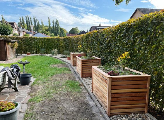 Ein Hoch auf das Lärchenhochbeet!