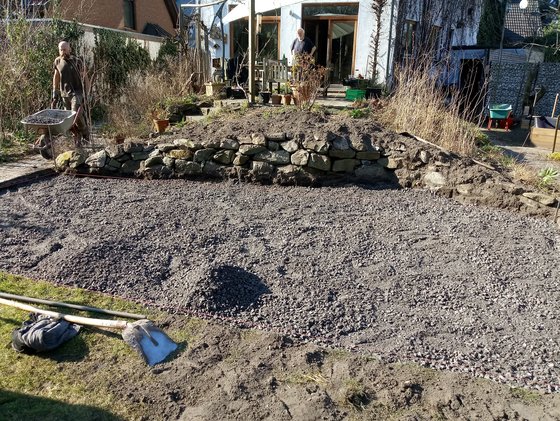 Vorbereitung eines Magerstandorts